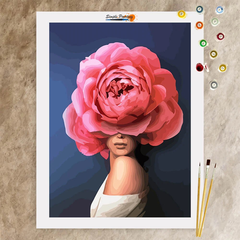 Digital Oil Painting Frameless Flower Style Photo Decorative Painting