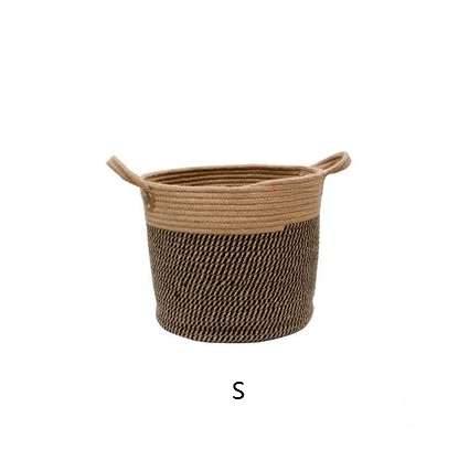 Cotton Linen Storage Laundry Basket