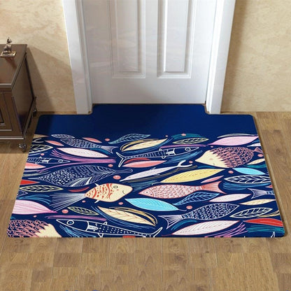 Nordic Printed Carpet Door Mat