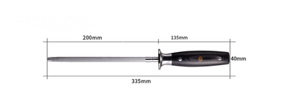 High carbon steel sharpening rod