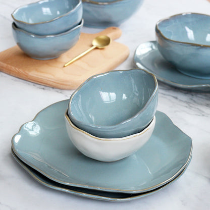 Nordic creative irregular ceramic tableware