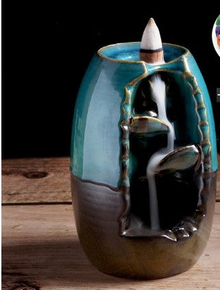 Multi-layers Ceramic Back flow Incense Burner