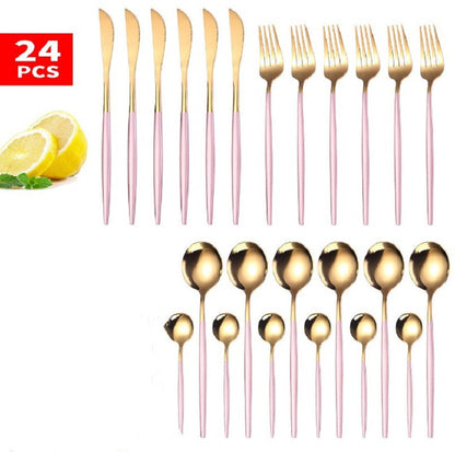 24pcs Luxury Cutlery Set