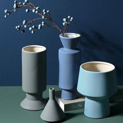 Nordic modern style ceramic vase