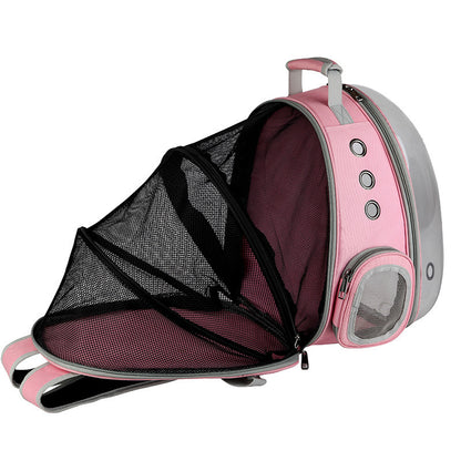 Portable Pet Puppy Backpack Carrier Bubble, New Space Capsule Design 360 Degree Sightseeing Rabbit Rucksack Handbag