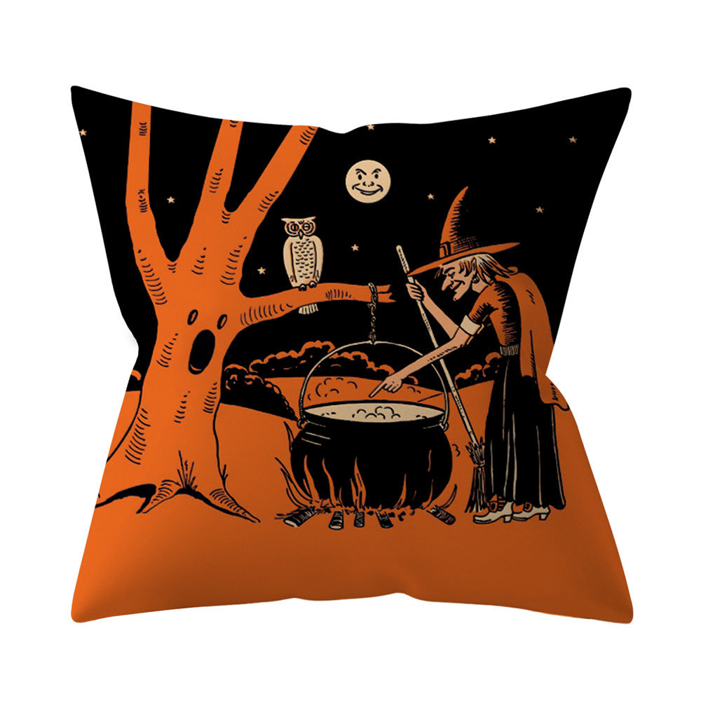 Halloween sofa cushion and pillowcase