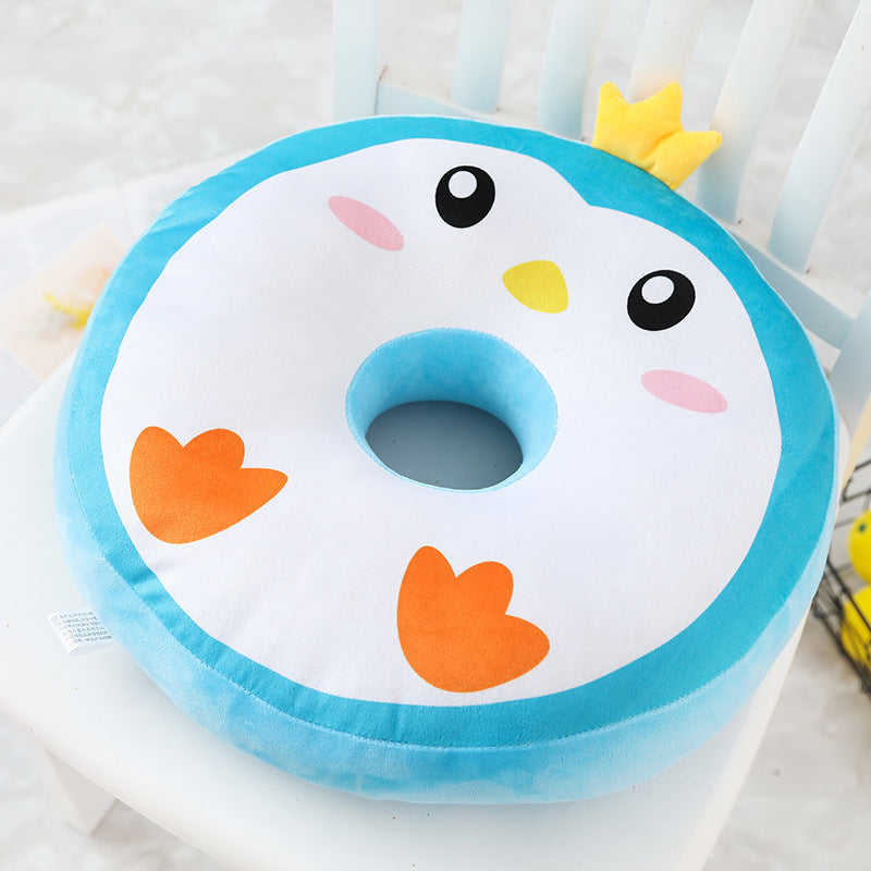 Donut cushion pillow cute back