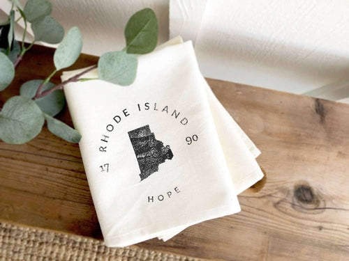 State Badge and Motto - Cotton Tea Towel