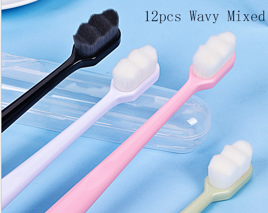 Ultra-fine Toothbrush Super Soft Bristle Deep Cleaning Brush Portable For Oral Care Tools Teeth Care Oral Cleaning Travel