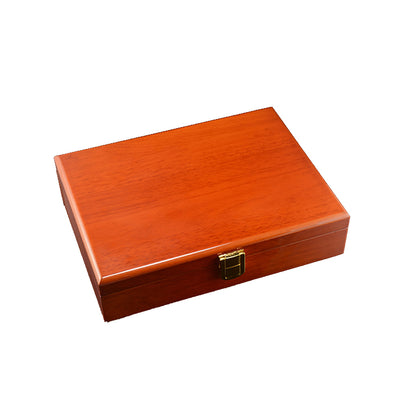 Paired Wooden Cufflinks Display Box Piano Paint Jewelry Ring Storage Box