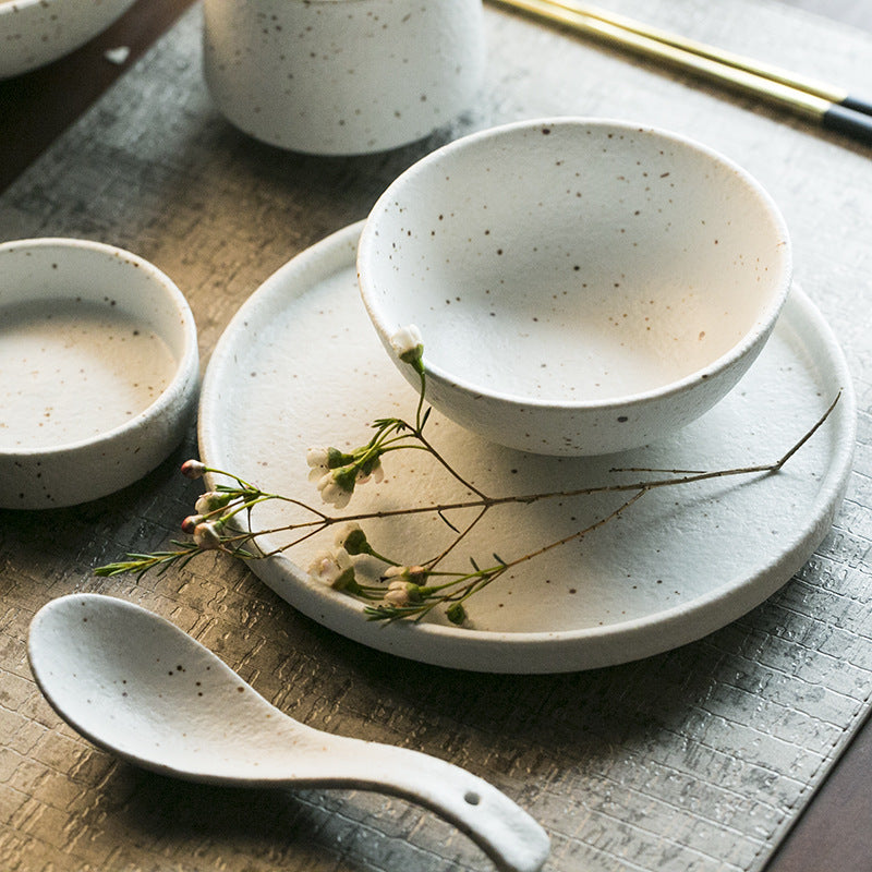 Japanese-Style Household High-Value Ceramic Tableware Set