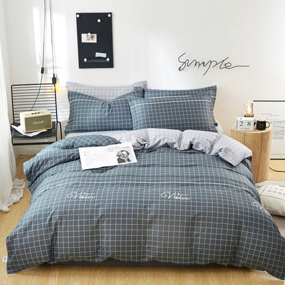 Three or Four-piece Cotton Twill Bedding for Students