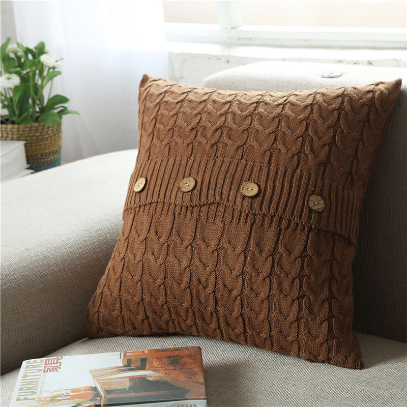 Woven Sofa Creative Nordic Simplicity Pillowcase