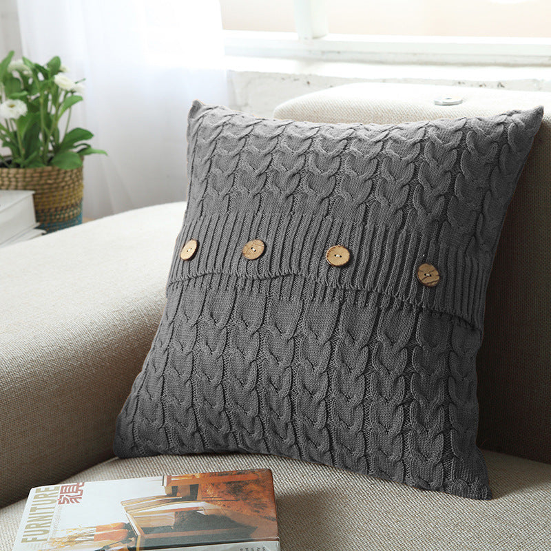 Woven Sofa Creative Nordic Simplicity Pillowcase