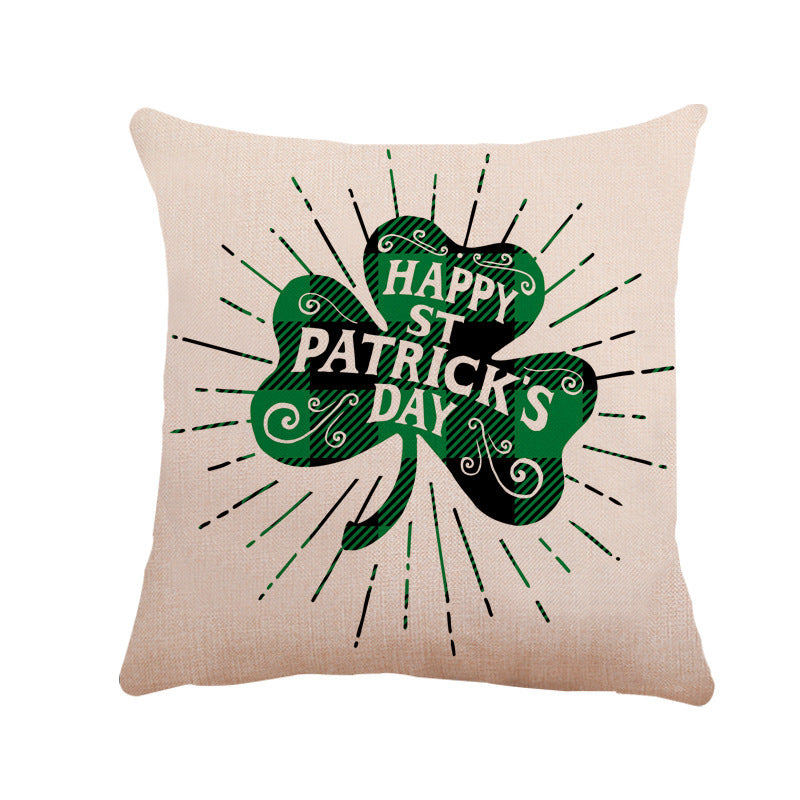 New St. Patrick's Day Linen Pillowcase Sells Best Across The Border