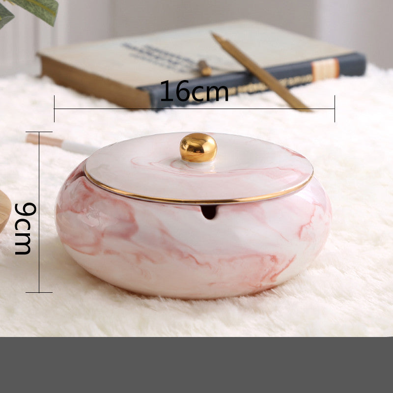 Ceramic Ashtray Creative Living Room Office Hotel Club Ashtray