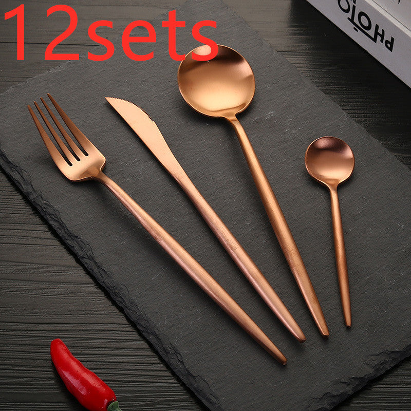 Stainless Steel Knife And Fork Set