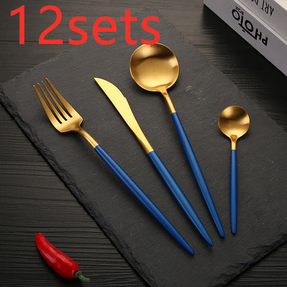 Stainless Steel Knife And Fork Set