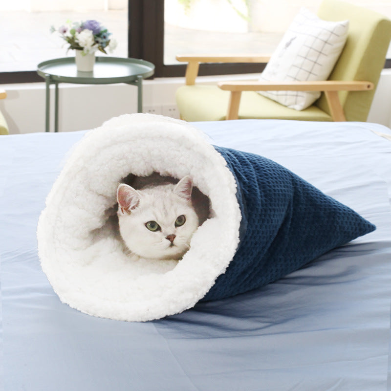 Cat Nest Christmas Plus Soft Nest Cat Sleeping Bag Cat Nest Cat Supplies Pet Four Seasons Universal Cat Mat