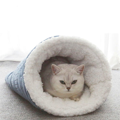 Cat Nest Christmas Plus Soft Nest Cat Sleeping Bag Cat Nest Cat Supplies Pet Four Seasons Universal Cat Mat