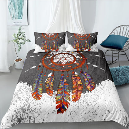 Digital Printing Quilt Cover Three-piece Foreign Trade Dream Catcher Series