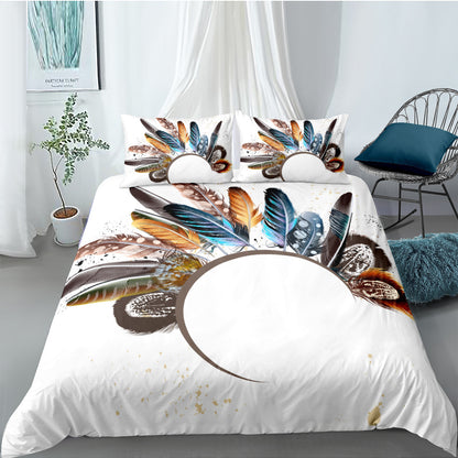 Digital Printing Quilt Cover Three-piece Foreign Trade Dream Catcher Series