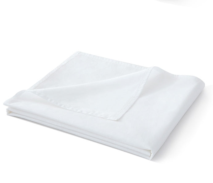 Standard White Bed Pure White Bed Sheet Cotton Single Bed Sheet