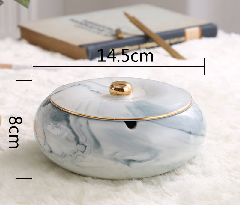 Ceramic Ashtray Creative Living Room Office Hotel Club Ashtray