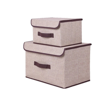 Folding storage box