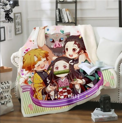 Blanket Double Thicken Square Blanket Lunch Break Blanket