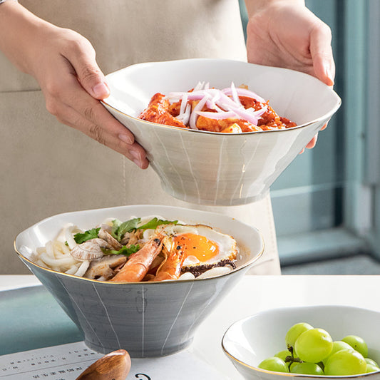 Noodle Soup Bowl Ceramic Ceremonial Tableware