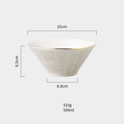 Noodle Soup Bowl Ceramic Ceremonial Tableware