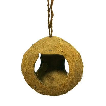 Creative Coconut Shell Bird Nest Feeder