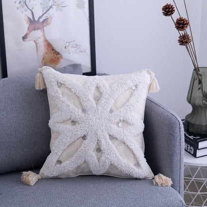 Bohemian Cushion Cover with Elegant Tassels Decorative Pillowcases for Home Bed Sofa Car Pillow Case 45x45cm 30x50cm GH4404