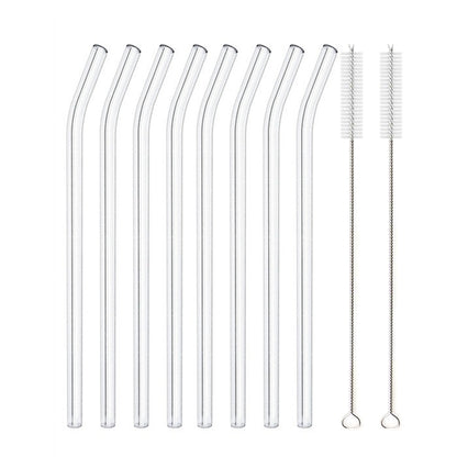 Glass Straws, Pearl Milk Tea Coarse Drinking Straws, Non-disposable Transparent Water Cups, Long Straws