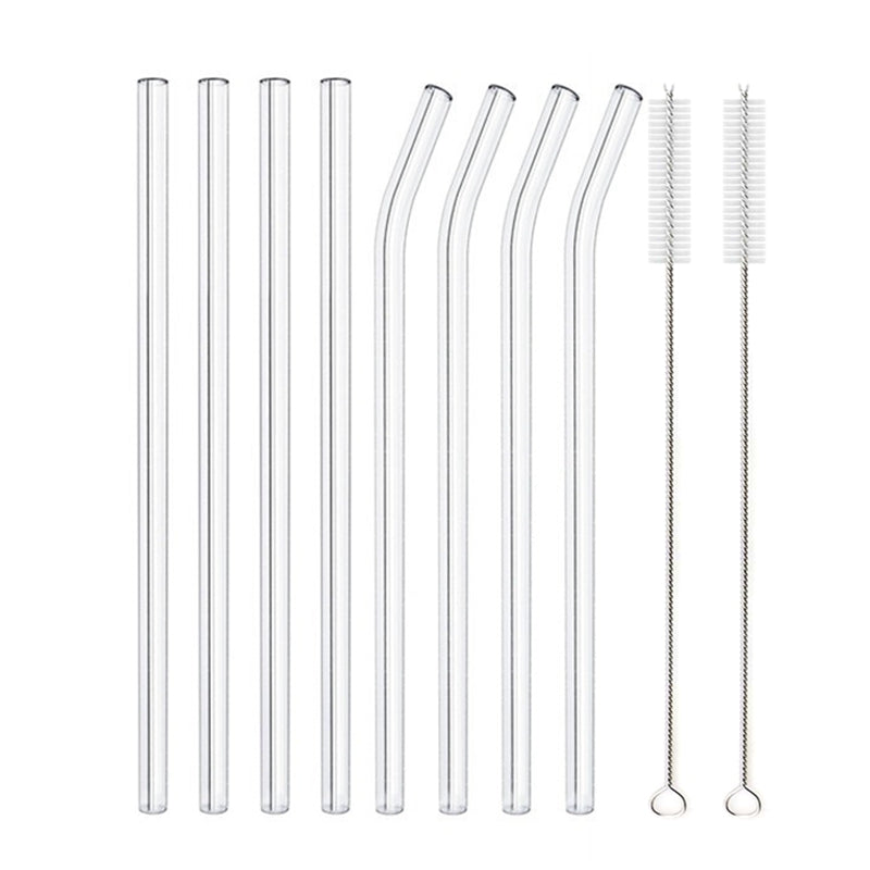 Glass Straws, Pearl Milk Tea Coarse Drinking Straws, Non-disposable Transparent Water Cups, Long Straws