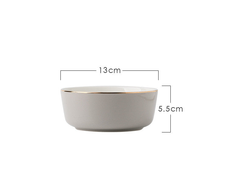 Light Luxury Ceramic Tableware Couple Tableware