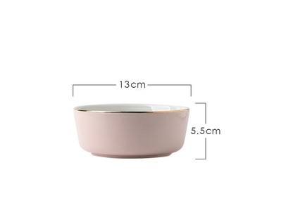 Light Luxury Ceramic Tableware Couple Tableware