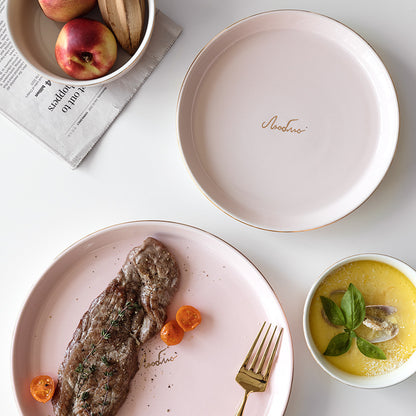 Light Luxury Ceramic Tableware Couple Tableware