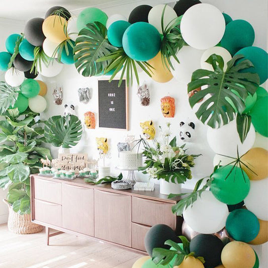 Animal Balloon Theme Party Scene Decoration Green Forest Series Balloons