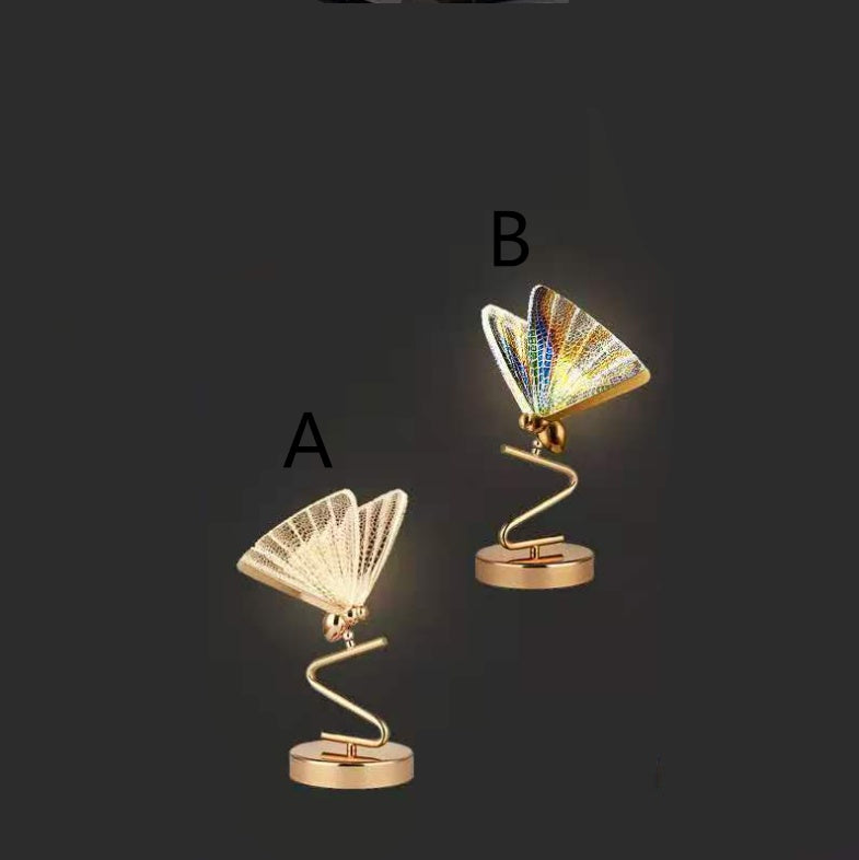 Hot Sale Butterfly Lamp Chandelier for Living Room Bedroom Bedside Staircase Hall Restaurant Art Indoor Lighting Decor