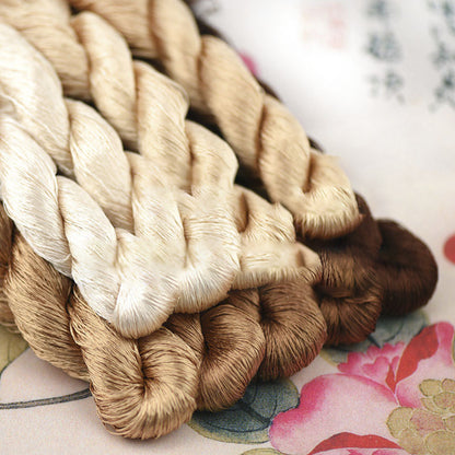 Wrapped Mulberry Silk Thread Large Branch Embroidery Thread Su Embroidery Wrapped Velvet Handmade