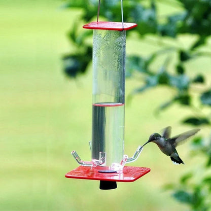 Hanging Cylindrical Bird Feeder Hummingbird Bird Feeder