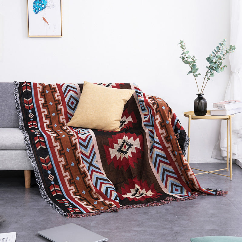 Scandinavian style sofa towel sofa cover