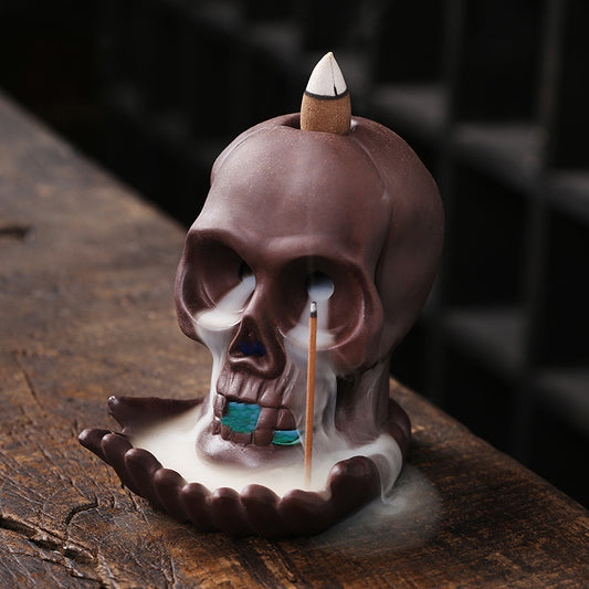 Cross-Border New Product Zisha Halloween Reflux Incense Burner Gift