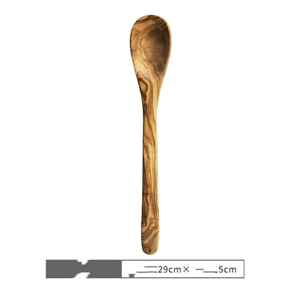 Handmade Solid Wood Kitchen Porridge Spoon