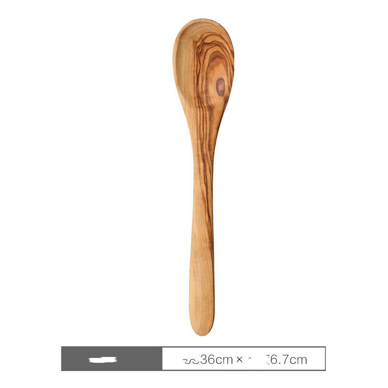 Handmade Solid Wood Kitchen Porridge Spoon