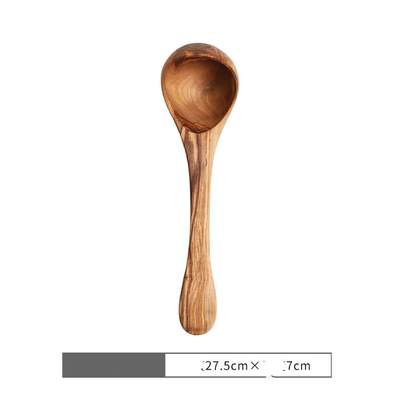 Handmade Solid Wood Kitchen Porridge Spoon