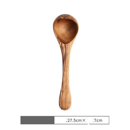 Handmade Solid Wood Kitchen Porridge Spoon