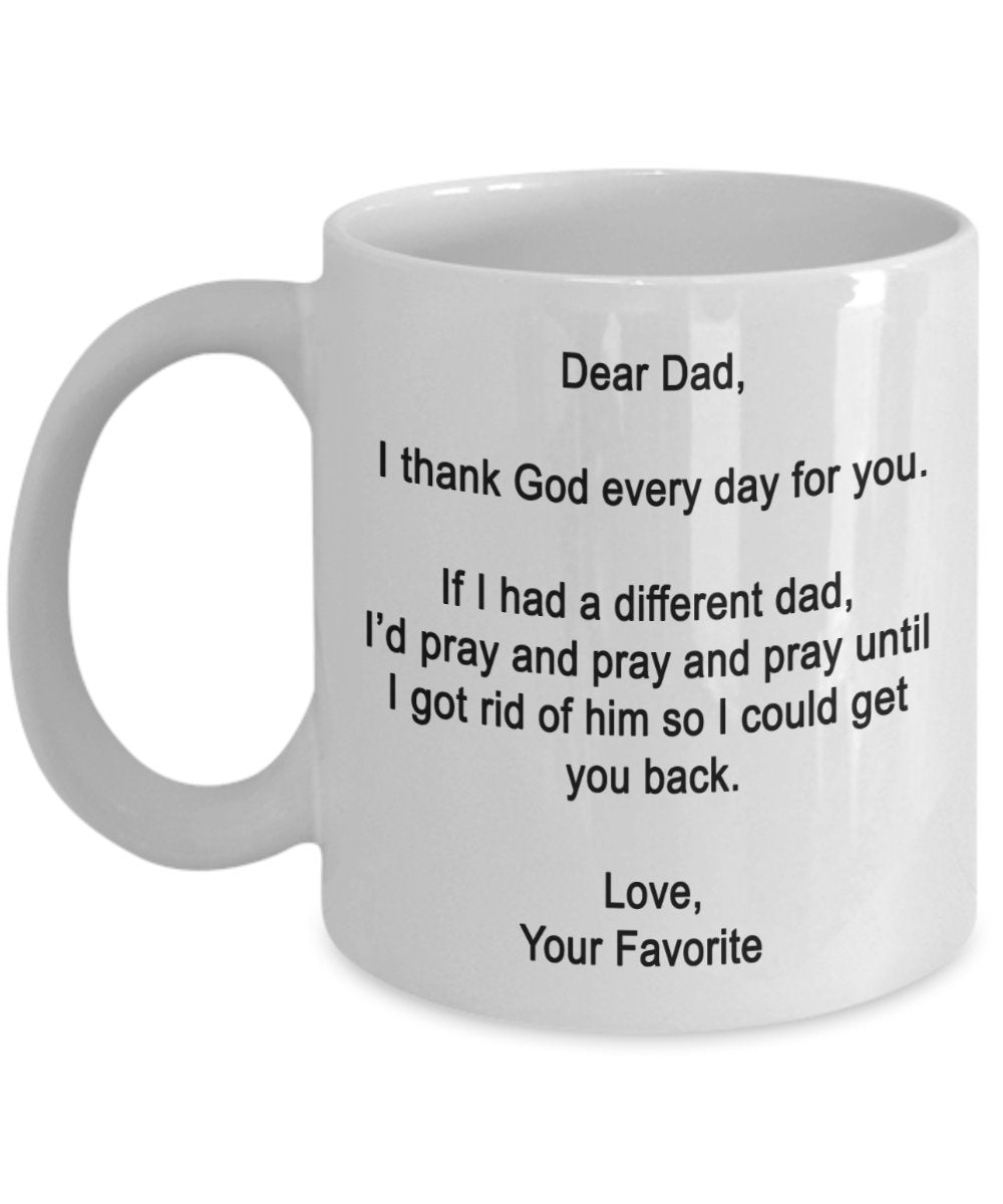 Dad Ceramic Coffee Mark Cup Custom Water Cup